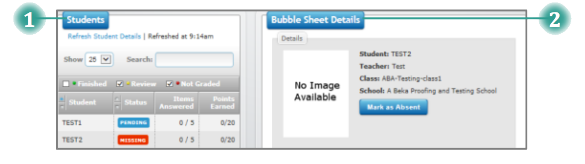 Bubble Sheet Review